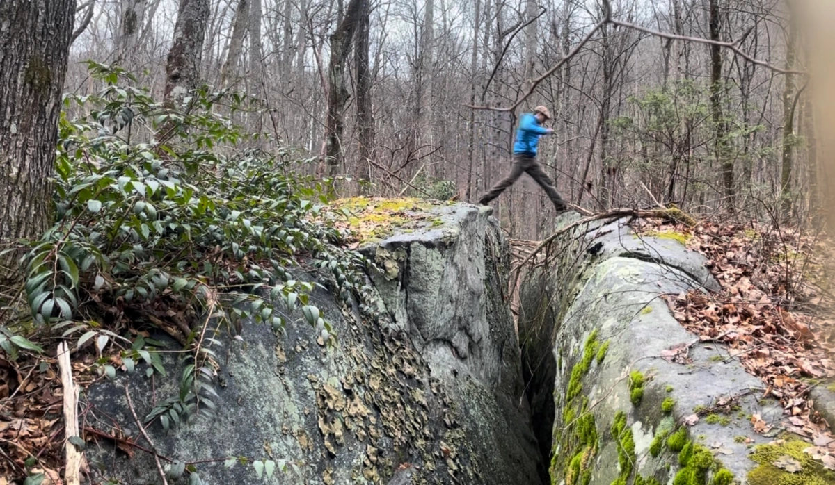 Is this the biggest boulder in the Appalachians?